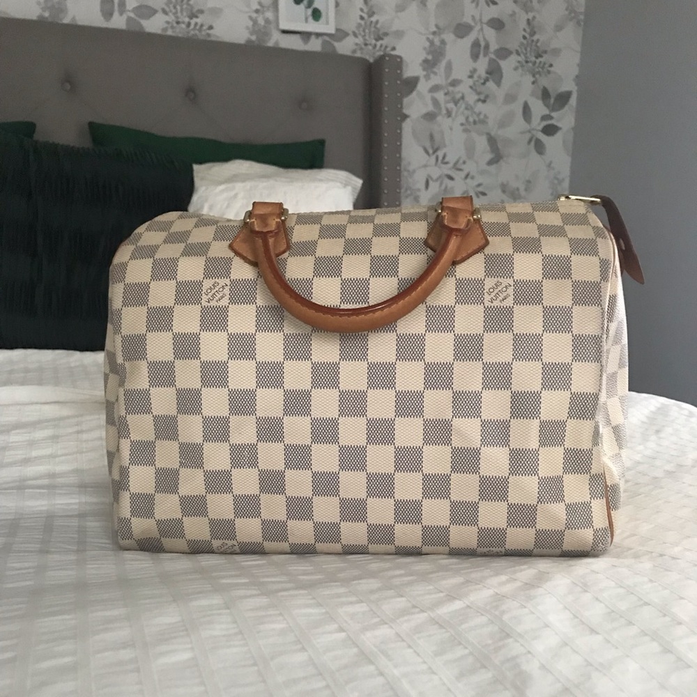 Louis Vuitton Speedy 30 Damier Azur
